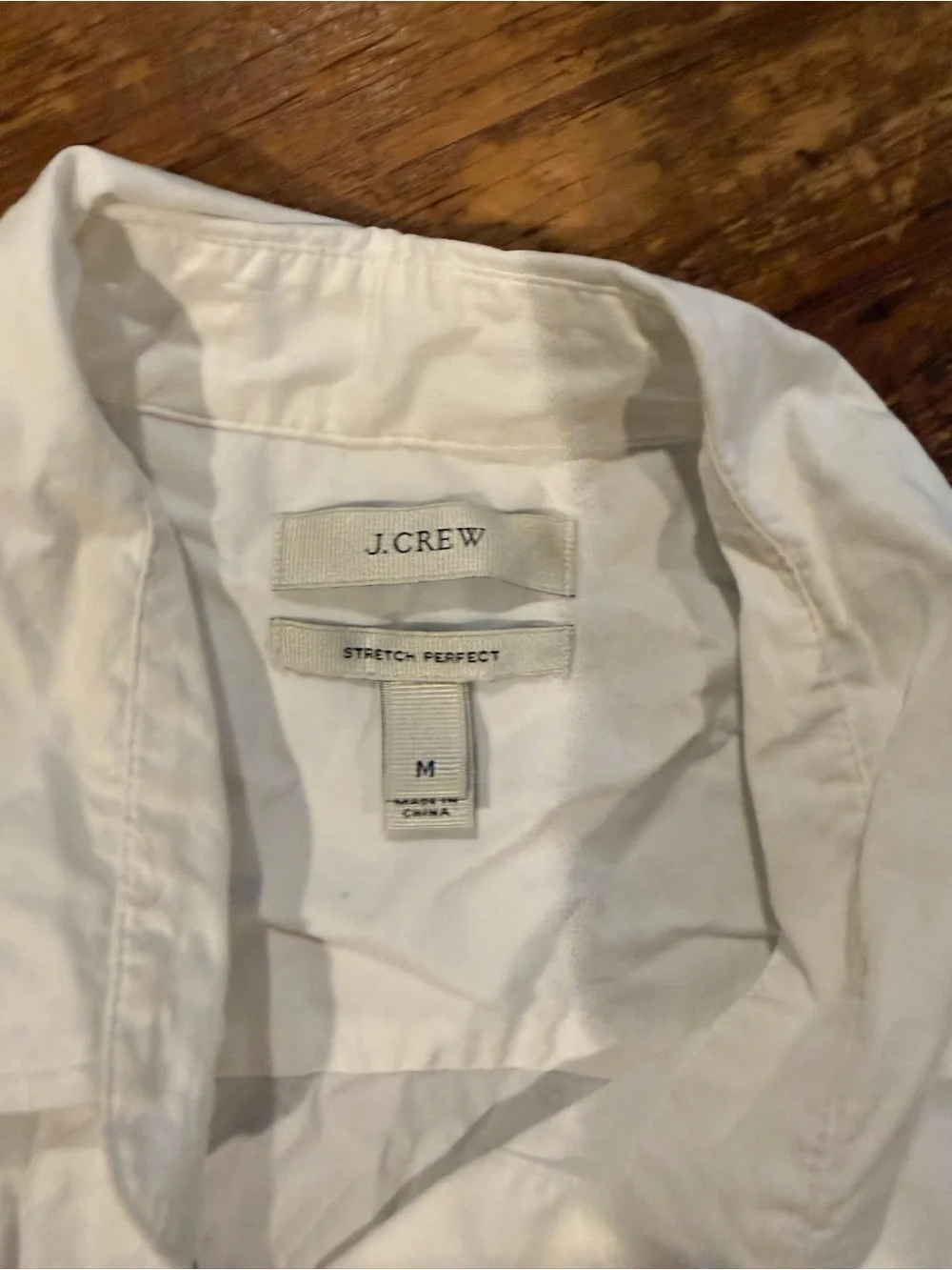 Classic White Womens Button-Down Dress Shirt